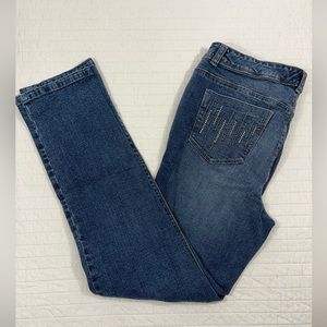 Gloria Vanderbilt The Perfect Fit denim jeans; Size 10